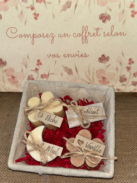 🌸 Coffret de 4 Savons – Petits Formats